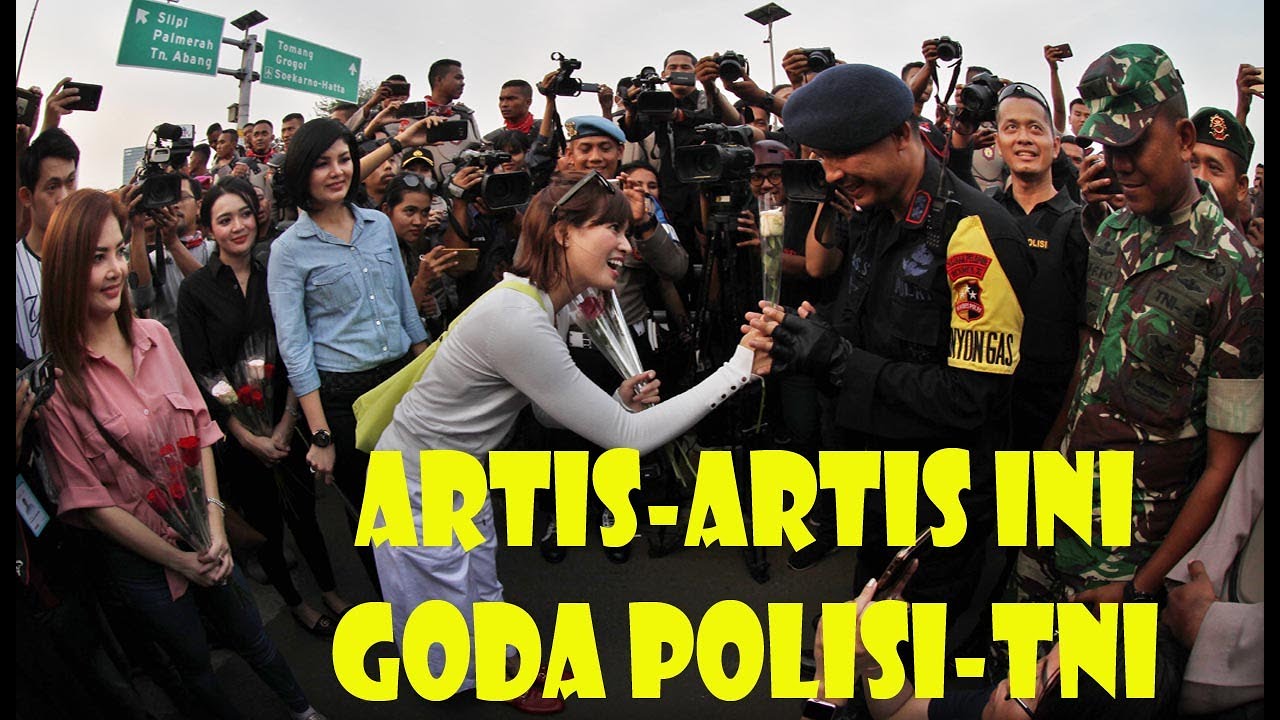 Wika Salim Cari Jodoh .. Artis-artis ini Goda Polisi-TNI Berjaga