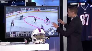 Presenter draws penis on live TV