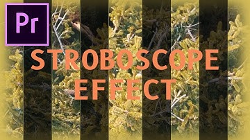 How to create a STROBOSCOPE EFFECT