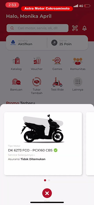 Sat set booking service honda di Astra Motor Center Denpasar! #motorkux