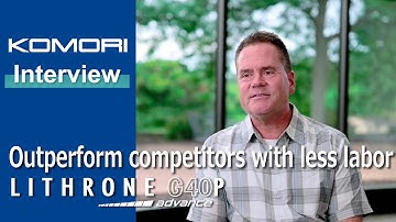 Spectra Print: Lithrone G40P advance  productivity has increased by 3 times than existing press