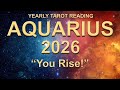 AQUARIUS 2026 YEARLY TAROT READING - Powerful Year Ahead Forecast | 2026 Tarot Forecast ✨