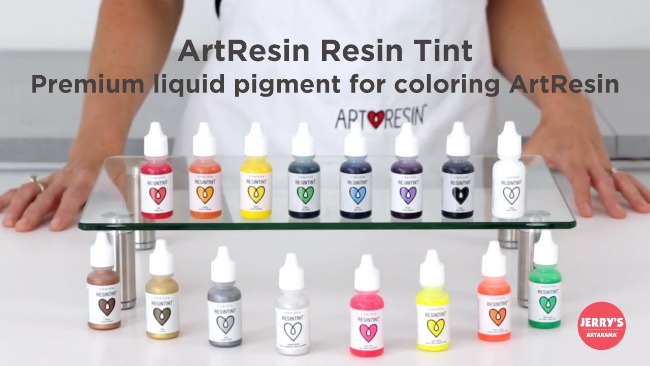 Learn how to color ArtResin Epoxy Resin with ResinTint 