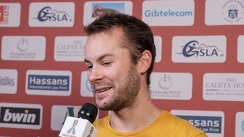 Round 8 Gibraltar Chess post-game interview with GM Ivan Saric & GM Nikita Vitiugov