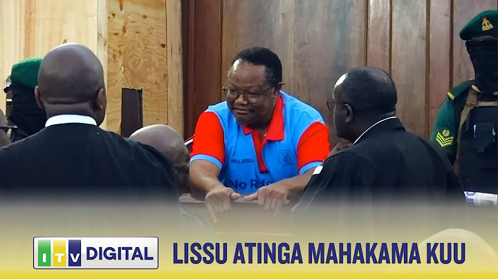 TUNDU LISSU ATINGA MAHAKAMA KUU KESI YA UCHOCHEZI, AOMBA MAPITIO MAAMUZI MAHAKAMA YA KISUTU