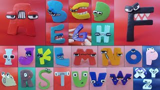 You made ALL 26 Alphabet Lore Letters (AZ). Clay Tutorial | Clay Girl