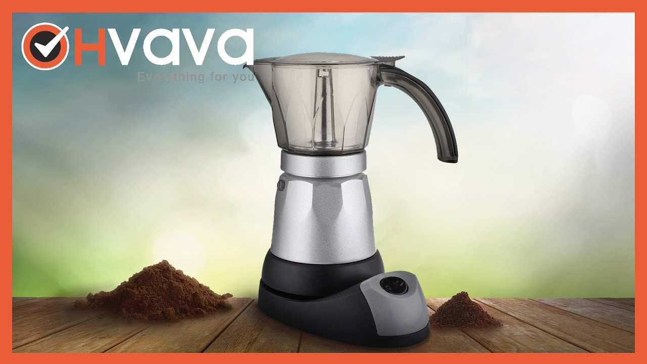 หม้อต้มกาแฟ Moka Pot แบบไฟฟ้า YouTube