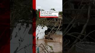 At least 30 killed in one US county after Hurricane Helene hits. #HurricaneHelene #BBCNews