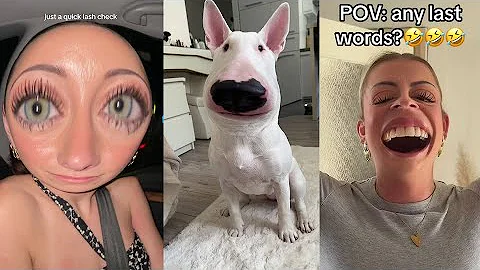 FUNNIEST TIKTOK FACE FILTER CHALLENGE VIDEOS PART 13 Try Not To LAUGH