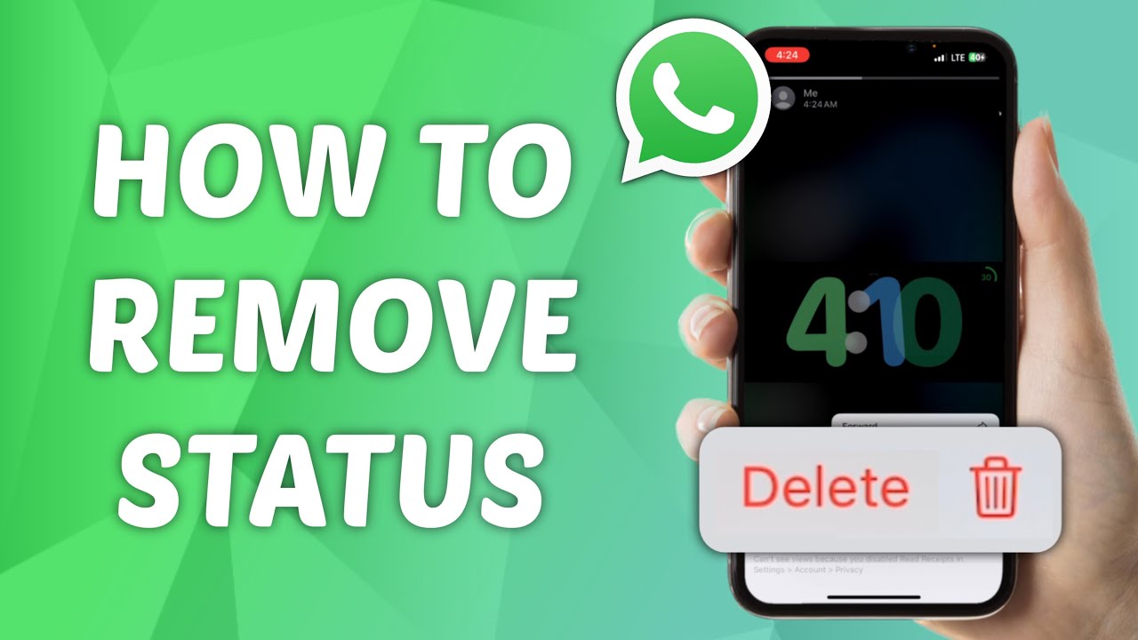 How to Remove Status on WhatsApp! (NEW UPDATE) - YouTube