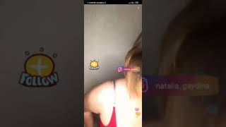 Natalia gaydina shaking her big boobs