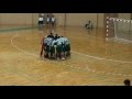 滋賀VS秋田　ハンドボール試合開始