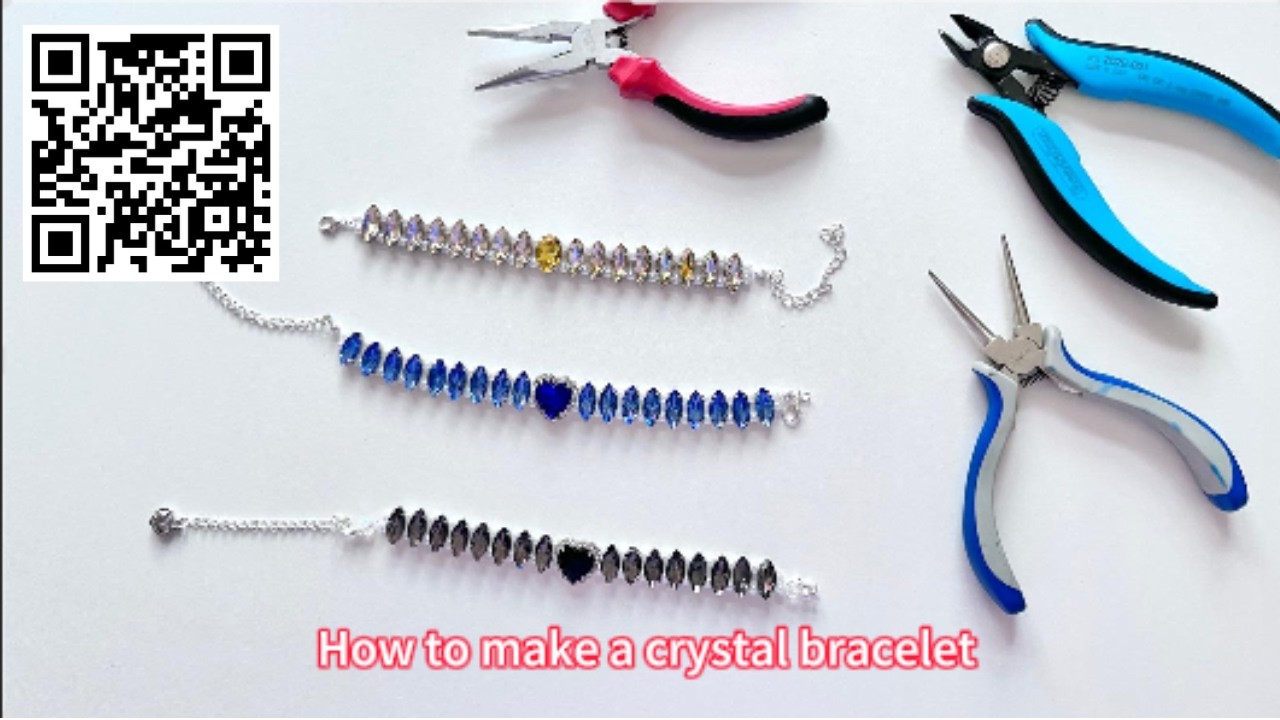 How to make a crystal bracelet tutorial | Happy Crafting UK - YouTube