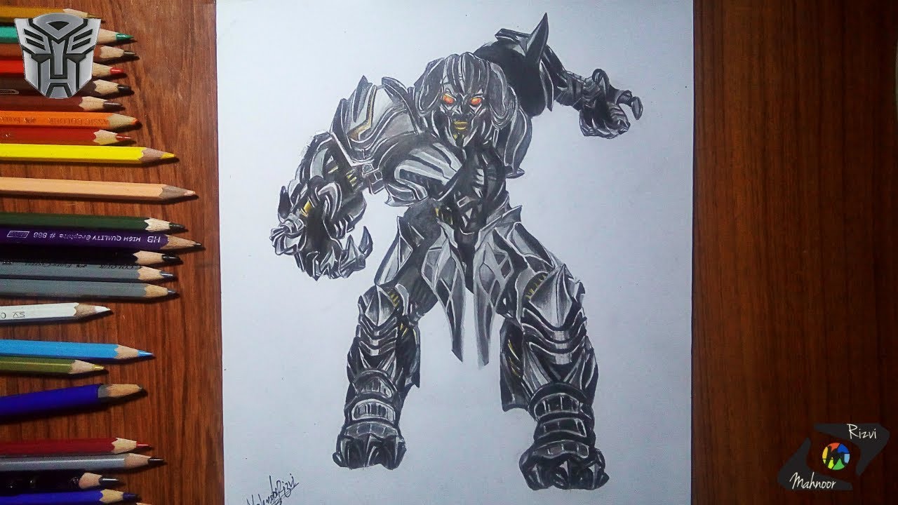 auto, bots, decepticons, megatron, how to draw, crafts, drawing robots, dra...