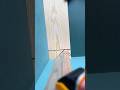 Easy Angle Cutting Trick for Clean &amp; Accurate Results #woodworking #woodworkingtips #carpentry