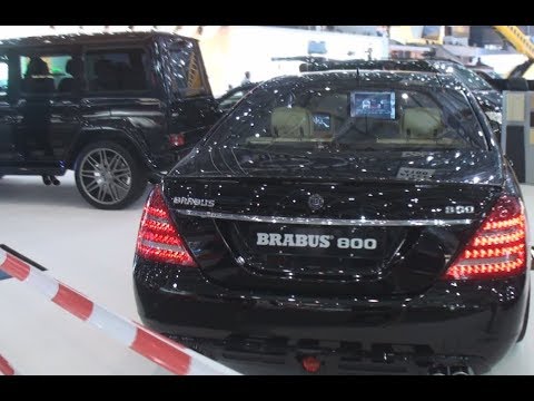 Brabus 800 S65 iBusiness W221, GV12 800, EV12, SLS BiTurbo 700 и более на Женевском салоне 2011