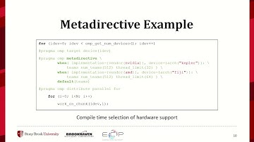 2020 LLVM in HPC Workshop: Extending the LLVM/Clang Framework for OpenMP Metadirective Support