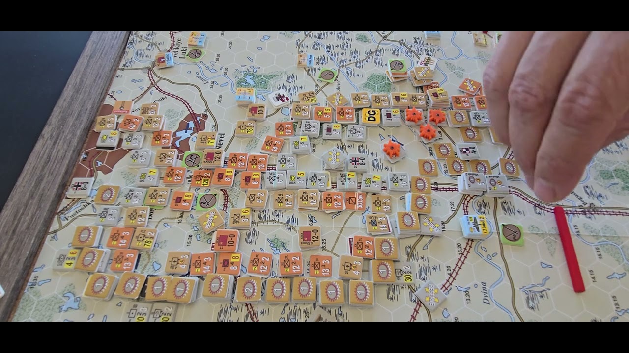 OCS: The Forgotten Battles. Soviet turn 1.