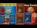 Carrom Pool New Events🔥| 2 Carrom Pass Next Month Full Details🔥| New Striker &amp; Trails🔥|  #carrompool