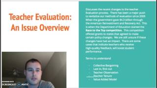 EDL 851 - Module 8 - Teacher Evaluations Wealth