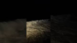 Echoes in the Abyss: Ocean Waves Under Moonlight