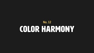 L12 Color Harmony