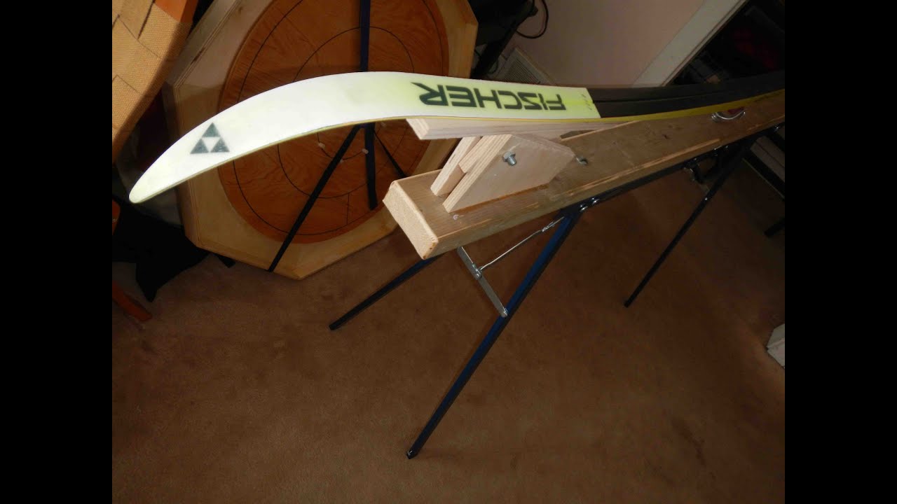 Portable Ski Wax Stand Youtube with regard to How To Wax Xc Ski