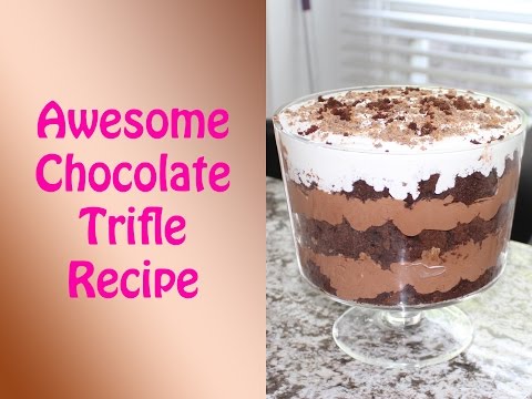 Delicious, Rich, Chocolate Trifle Recipe