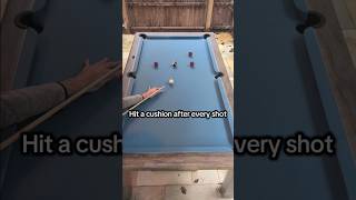 Sounds easy but requires a bit of cue ball control. #pool #billiards #pooldrills