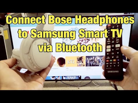 Video: Bagaimana cara menghubungkan headphone Bluetooth ke TV Samsung saya?