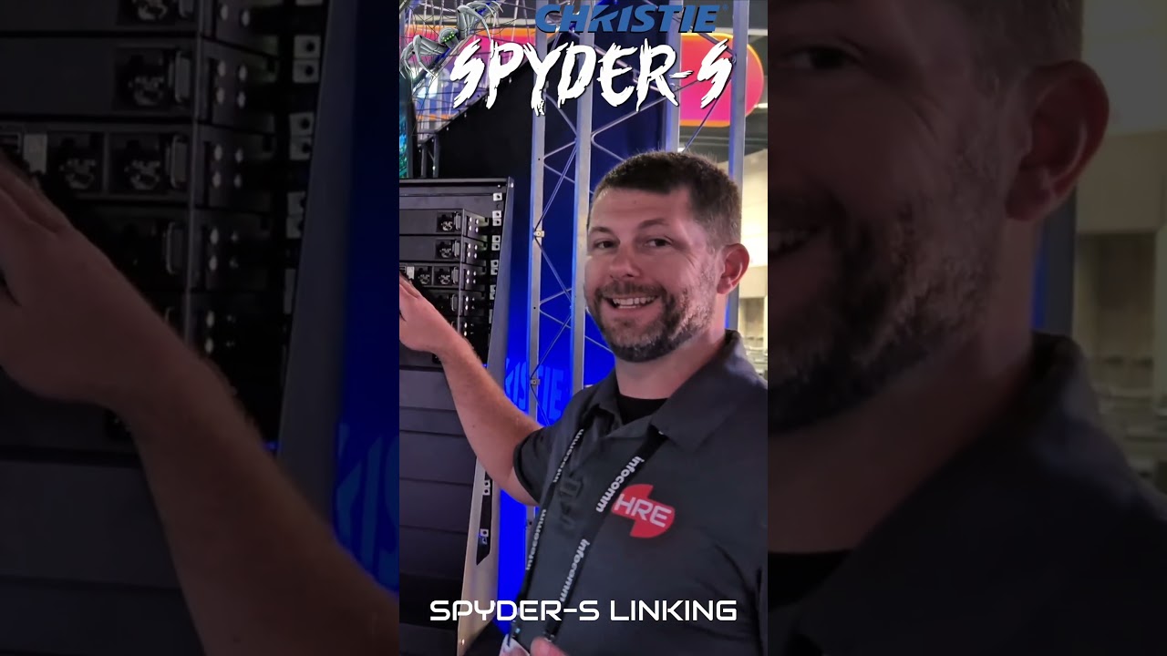 4x 100G SFP. QSFP28 Linking with the NEW CHRISTIE SPYDER-S!