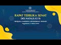 Rapat terbuka senat  dies natalis ke78  fkkmk ugm