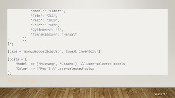 How to Filter a JSON Array with PHP Using POST Data