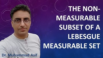 The Non-measurable Subset of a Lebesgue Measurable Set | Urdu