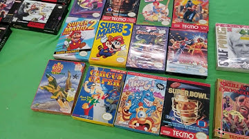 Excellent condition NES and SNES complete games