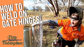 How To Weld on Gate Hinges