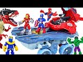 Marvel Superhero Adventures 4-in-1 Helicarrier! Hulk and War Machine riding! | DuDuPopTOY