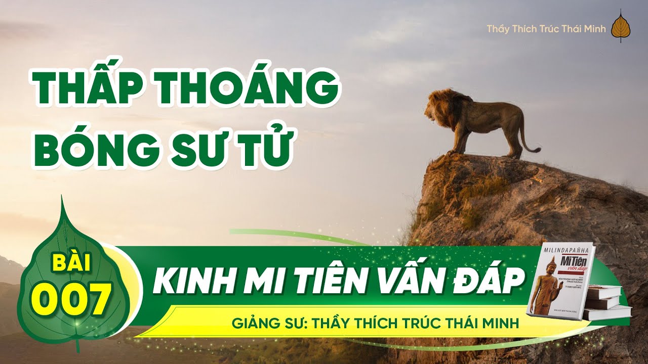 Thấp thoáng bóng sư tử - Kinh Mi Tiên Vấn Đáp | Bài 7 | Thầy Thích Trúc Thái Minh