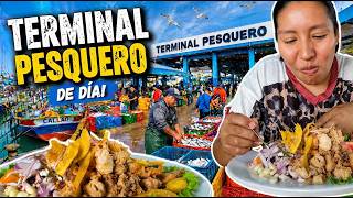 😱 ASÍ ES EL TERMINAL PESQUERO DE DÍA 🇵🇪 ¡PESCADO BARATO Y FRESCO PARA COMPRAR EN LIMA! CEVICHE RI