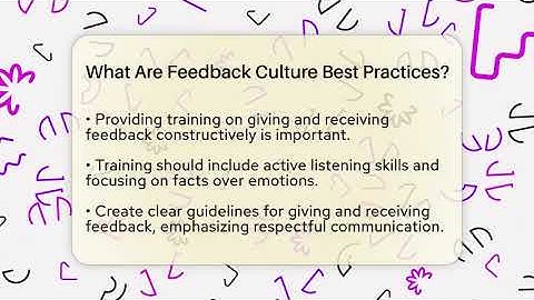 What Are Feedback Culture Best Practices? - The Personal Growth Path
