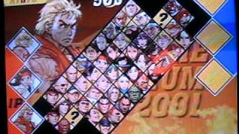 Capcom VS SNK 2 EO - Ken/Yuri/Iori Playthough Part 1