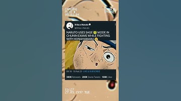 NARUTO USES SAGE 🐸 MODE IN CHUNIN EXAMS WHILE FIGHTING WITH KONAHAMARU 😂