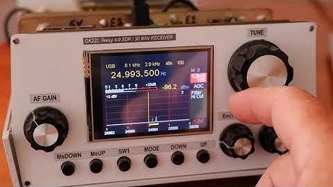 Sdr Teensy 4.0 - interference in radio tuning.
