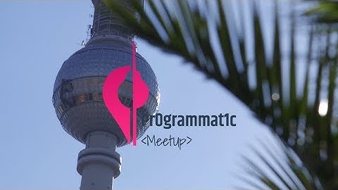 Pr0grammat1c Meetup Berlin - 20170627