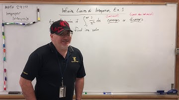 MATH 2414 - Improper Integrals (4): Infinite Limits of Integration, Ex. 1