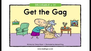 Reading A-Z (Grade K: Decodable 15) Get the Gag screenshot 1