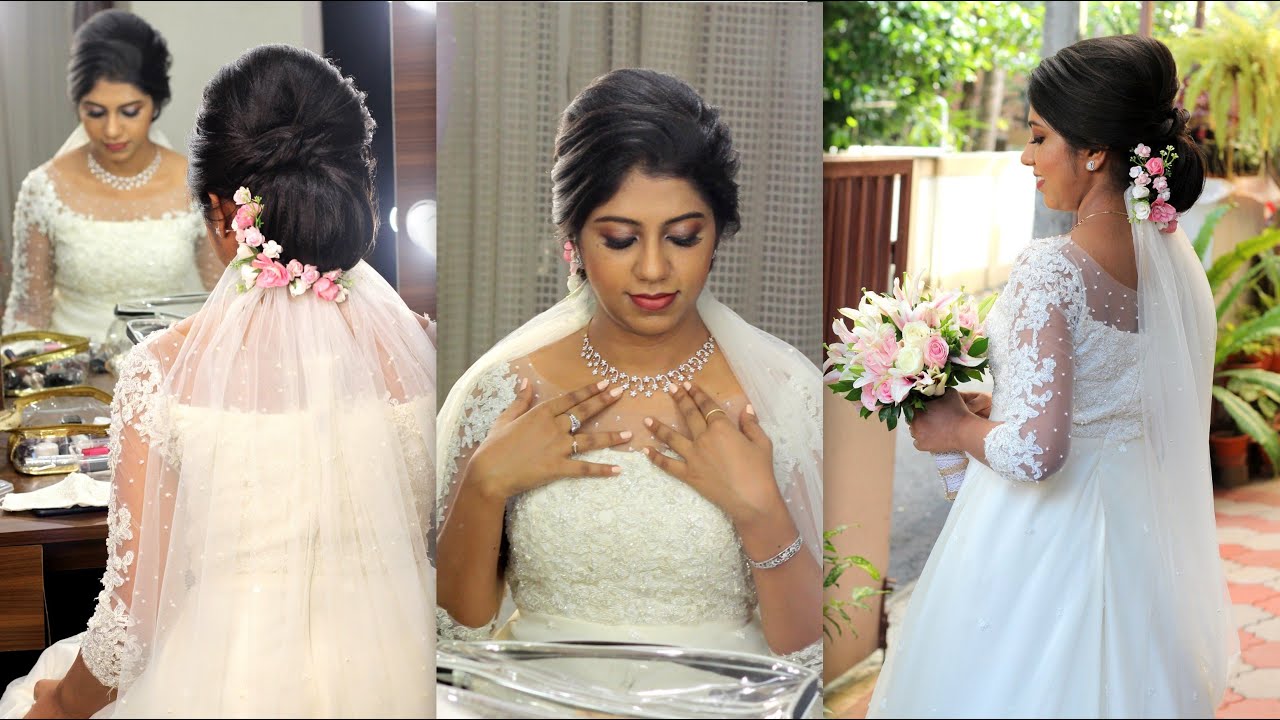 Christian Bridal Wedding Makeover Hairstyle & Makeup | Bridal Make-up  Artist Simi's Bridal Makeover | Our Gorgeous Bride “Anu