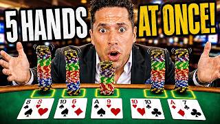 I Bet Every Spot on the Blackjack table and this happened!