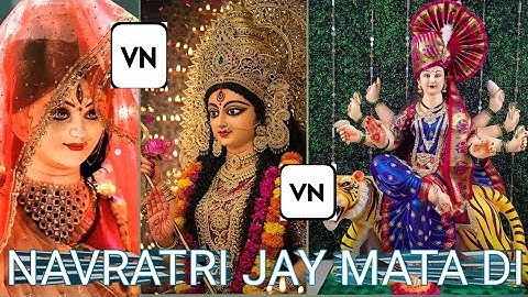 Durga Puja Video Editing VN App | Navratri Status Video Editing VN App | Navratri Video kaise banaye