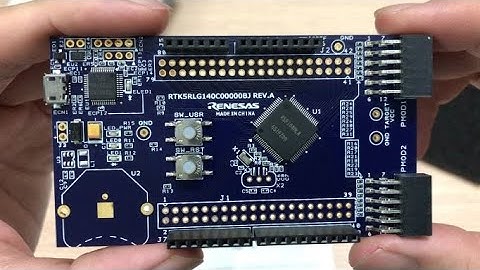 Unboxing Renesas RL78/G14 board